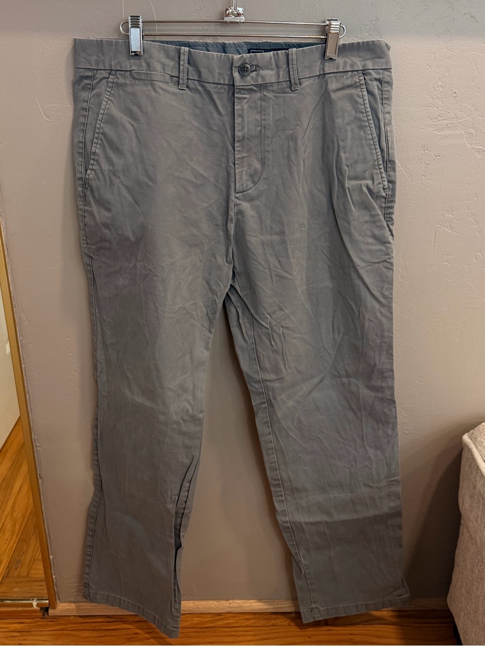 GAP Men's Straight Chino Pants in Gray‎ 33x30 #482